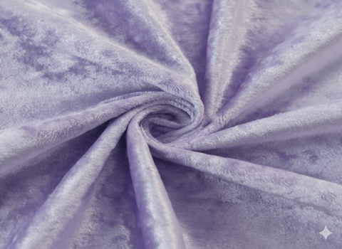 purple blackout curtain fabric with smooth texture and elegant drape